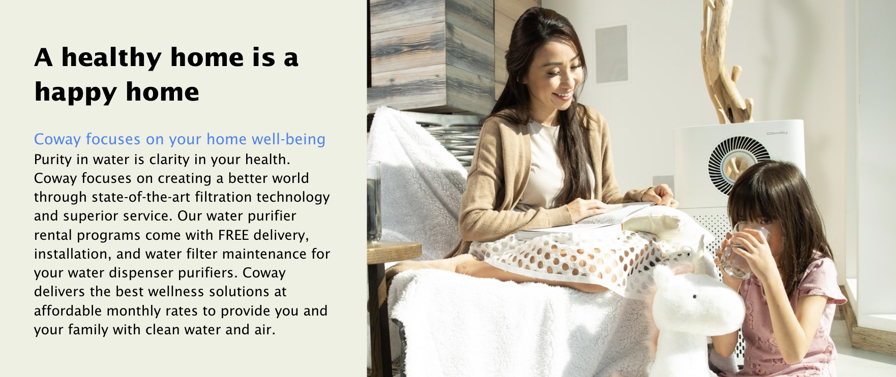 A healthy home is a happy home